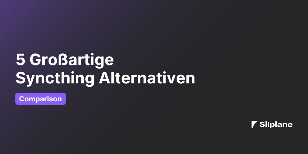 5 Großartige Syncthing Alternativen